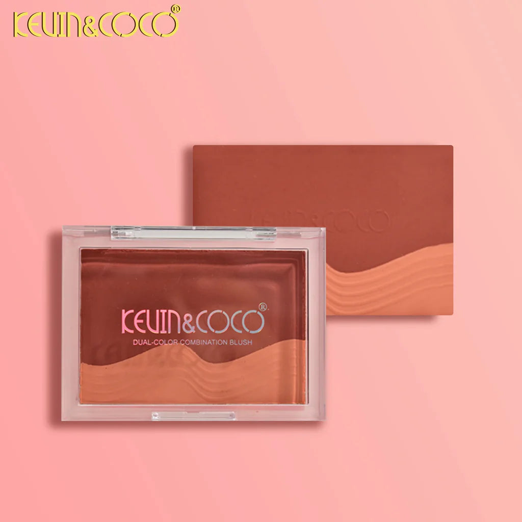 Everyone Deserves Love' Duo Blush – Two-Tone Gradient Blush for a Radiant, Natural Glow