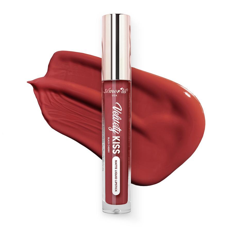 Fall Lip Combo: Black Cherry & Dusty Rose | Velvety Kiss Matte Liquid Lipstick