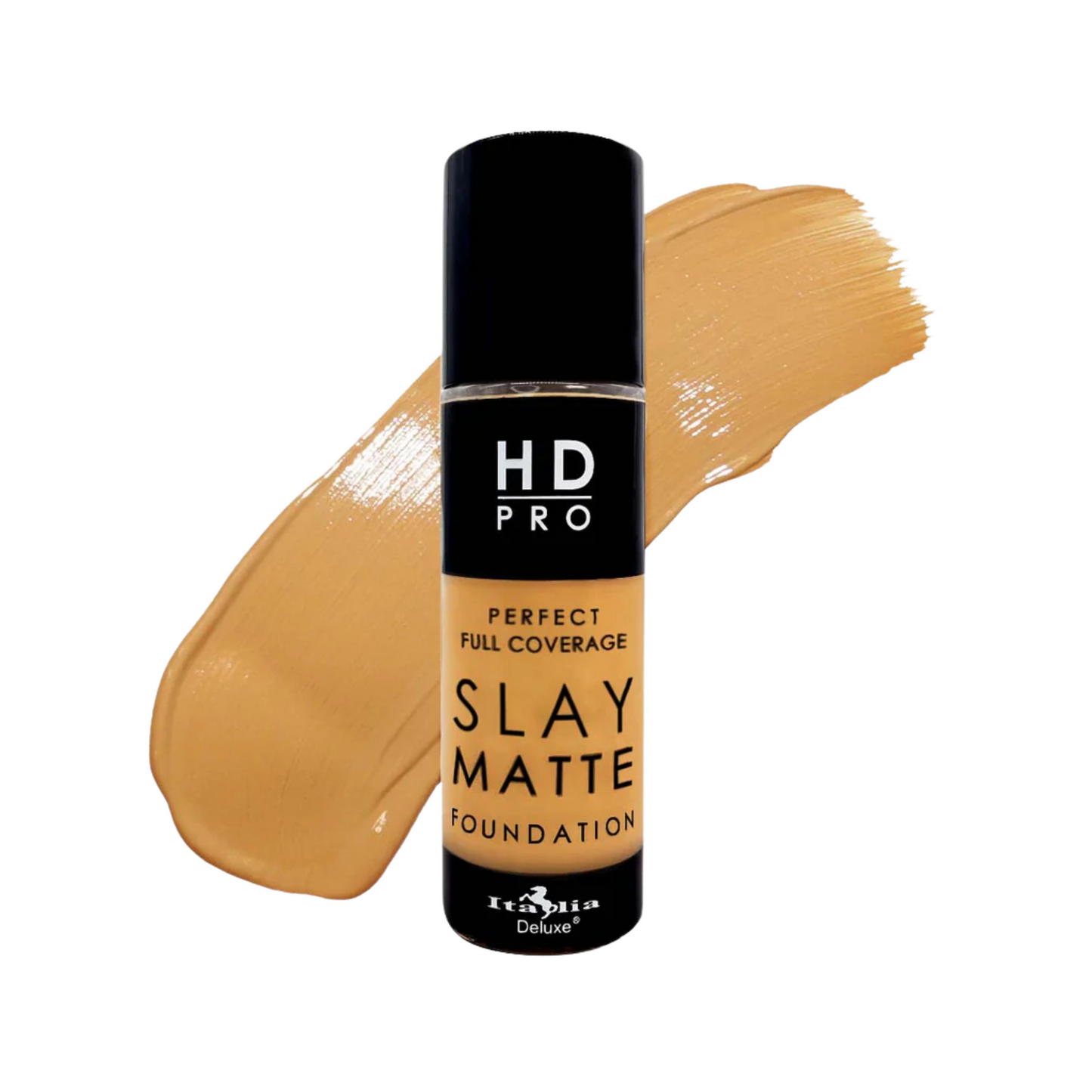 Full Coverage Liquid Matte Foundation - Golden Caramel