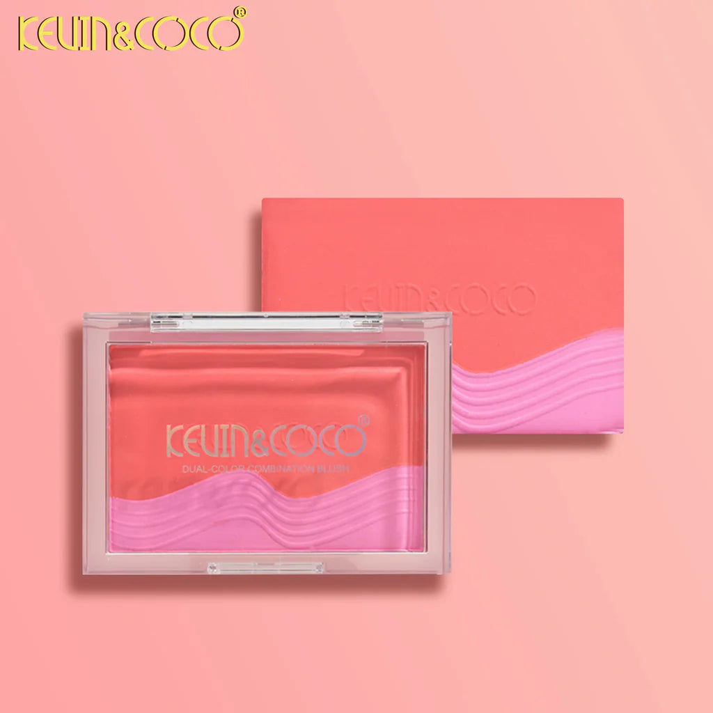 Everyone Deserves Love' Duo Blush – Two-Tone Gradient Blush for a Radiant, Natural Glow