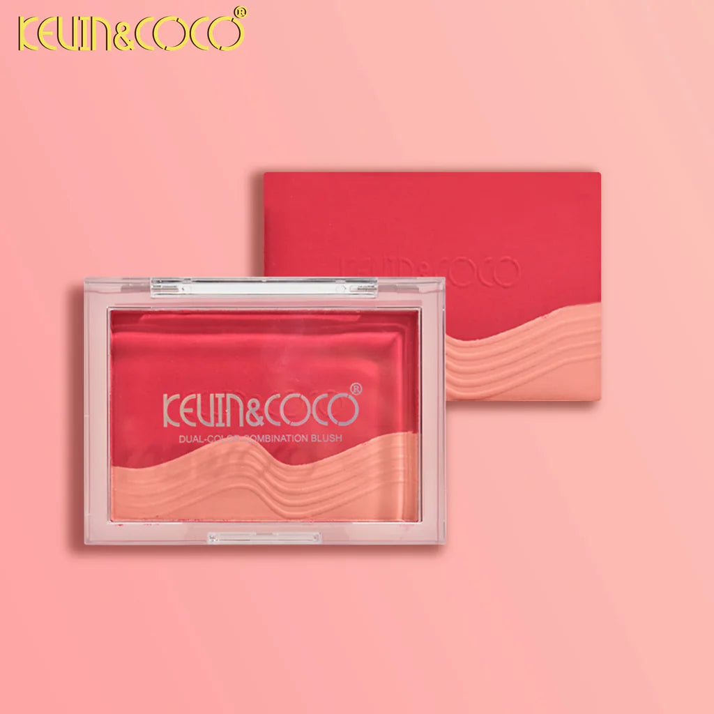 Everyone Deserves Love' Duo Blush – Two-Tone Gradient Blush for a Radiant, Natural Glow