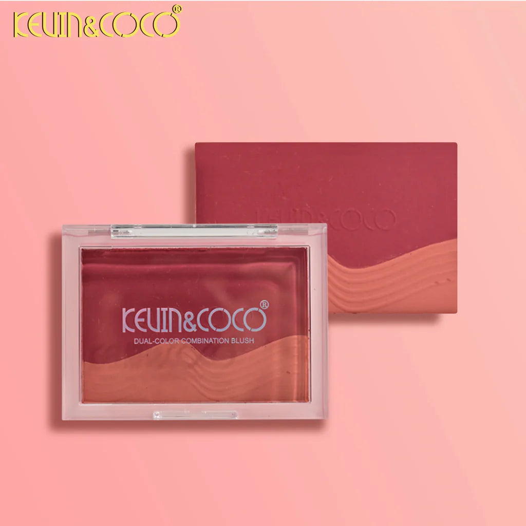 Everyone Deserves Love' Duo Blush – Two-Tone Gradient Blush for a Radiant, Natural Glow