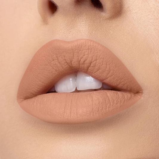 Best Of Me pink nude matte lipstick — feminine fall lip color trend