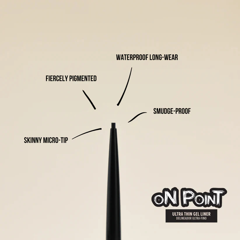 On Point! Ultra Thin Gel Eyeliner – Precision Meets Pigment
