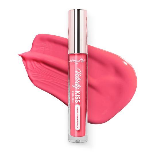 Velvety Kiss Matte Liquid Lipstick - Dusty Rose