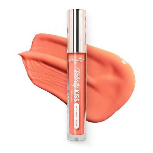 Velvety Kiss Matte Liquid Lipstick - Peachy Nude