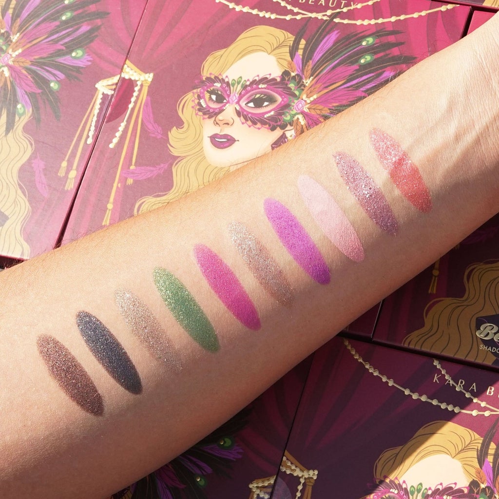 Kara Beauty Behind the Mask Eyeshadow Palette | 25 Matte & Shimmer Shades