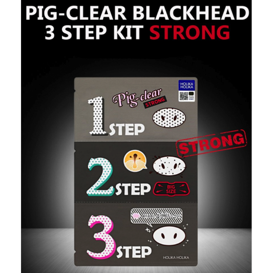 Clear Black Heads 3-Step Kit - Strong